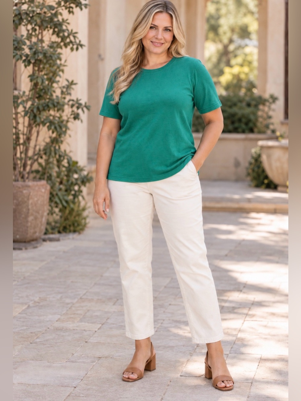 Classic Elements Emerald Green Short-Sleeve Tee